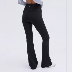 Lululemon Groove Super High Rise Black Flare Pants